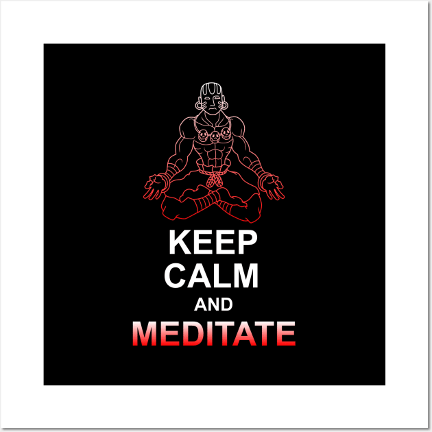 Keep Calm and Meditate Wall Art by ChelsieJ22